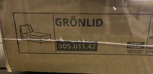 IKEA GRONLID Copertura per Chaise Longue Sezione, Sporda Grigio Scuro, GRÖNLID NUOVO - Foto 1 di 5