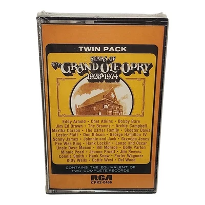 Vintage 1974 Stars Of The Grand Ole Opry 1926-1974 Cassette Tape New Sealed RCA - Image 1 of 4