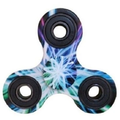 Multicolor Abstract Hand Fidget Spinner Stress Relief Sensory Calming Relief NEW - Image 1 of 3