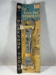 Vintage OXWALL Werkstattschlüssel 4 tlg. Maulschlüssel Satz mit Halteclip NOS - Bild 1 von 10