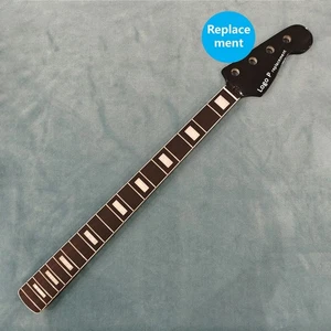 Maple Electric P Bass Guitar Neck 20 Frets Rosewood Block Inlay Black Glossy - Picture 1 of 10