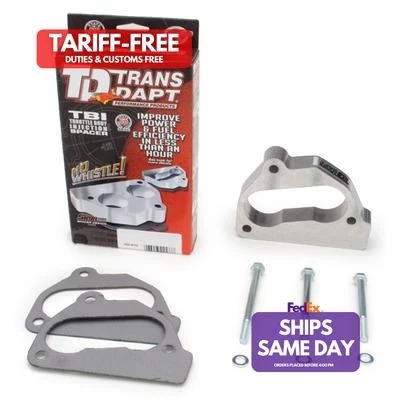 Trans-Dapt 2633, One Natural Aluminum Sbc Fits 86-92 Tbi Open Space R Performanc - Image 1 of 4