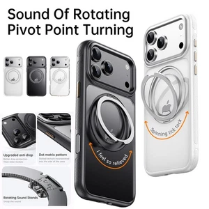 For iPhone 17 Pro Max/17 Pro/Air/17 Slim Anti-Scratch Case with Invisible Stand - Picture 1 of 15