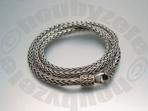 John Hardy Sterling 16" 3.75mm by 2.70mm Foxtail Chain - Picture 1 of 8