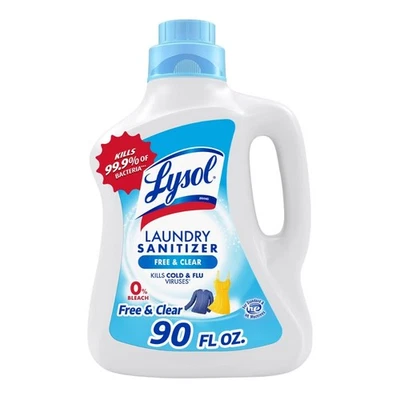 Lysol Laundry Sanitizer Free & Clear 90 fl oz
