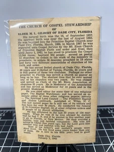 Vintage 1942 Dade City Florida Bethel Kirche Prediger M.L. Gilbert Stewardship Notes - Bild 1 von 6