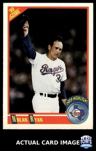 1990 Score #696 NOLAN RYAN Texas Rangers HOF NM - Bild 1 von 4