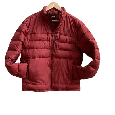 The North Face Aconcagua Jacket Mens M Puffer 550 Down Quilted /Brick House Red/ - Image 1 of 4