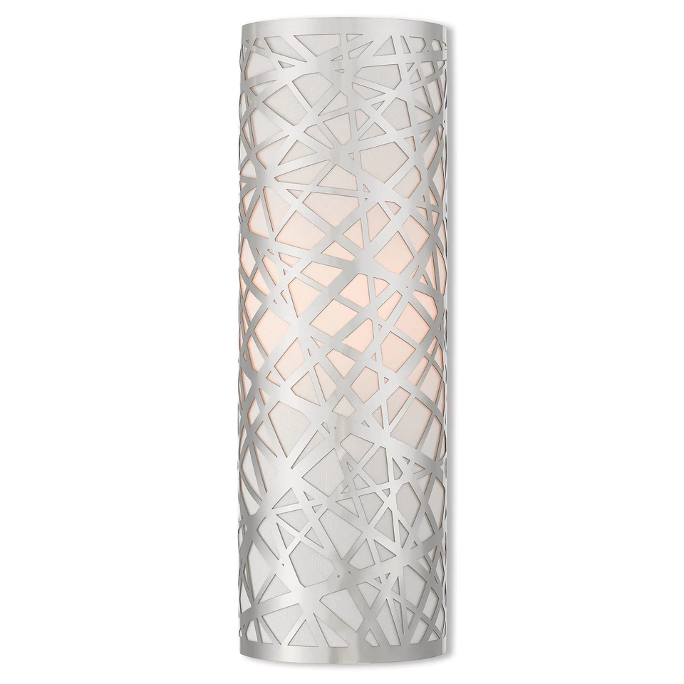 Livex Lighting 40758 Allendale 1 Light 15" Tall Wall Sconce - Chrome - Image 1 of 1