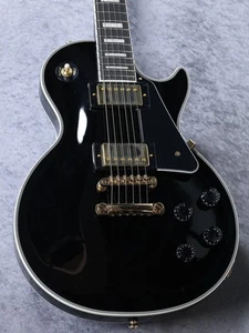 Epiphone Original Collection Les Paul Custom Ebony #25031522516 Lightweight 3.82 - Picture 1 of 10