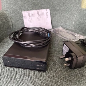 Buffalo 1tb Media external Hard Drive USB 2.0 USB 3.0 With All Cables And Box - Picture 1 of 8