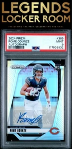 2024 Panini Prizm #385 Rome Odunze Autograph PSA 9 - Picture 1 of 2