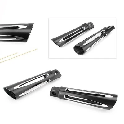 一对式脚钉黑色左右适用于Harley Touring Sportster — 第 1/4 张图片