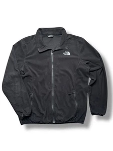 The North Face Black Full Zip Fleece Jacket Men’s XL – Outdoor Layer Lightweight - Picture 1 of 11