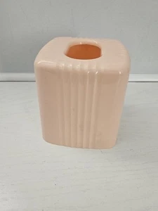 Vintage Boutique Plastic Tissue Box Cover Retro Vintage Peach Original Tags - Picture 1 of 9