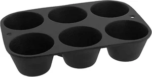 10122 Gusseisen Muffinform - 6 Abdrücke - Bild 1 von 12