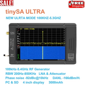 tinySA ULTRA 100k-5.3GHz Analizador de Espectro Pequeño Portátil + 4" TFT LCD + Batería - Imagen 1 de 9
