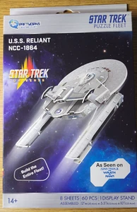 Star Trek Puzzle Fleet USS Reliant NCC-1864 8 sheets, 60 PCS and 1 display stand - Picture 1 of 3