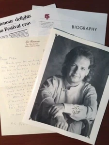 LEE RITENOUR SIGNED PHOTO, HANDWRITTEN FAN CLUB LETTER, CONCERT PROGRAM - Picture 1 of 1