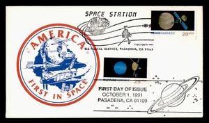 DR WHO 1991 FDC SPACE MARINER/VOYAGER CACHET COMBO k66843 - Picture 1 of 2