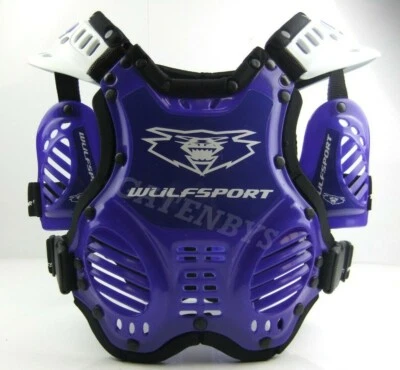 Kids 8-13 Youth Wulfsport Body Armour Stone Deflector Protector Motocross Quads - image 1 of 3