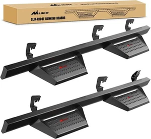 Nilight Running Boards for 2007-2018 Chevy Silverado GMC Sierra 1500 2007-2019 - Picture 1 of 8