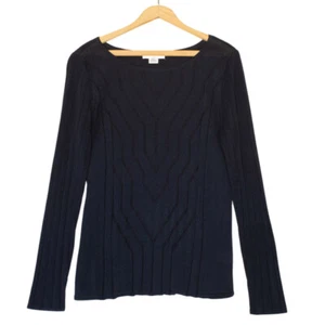Liz Claiborne Long-Sleeve Navy Sweater Size PXL New Msrp $48.00 - Picture 1 of 1