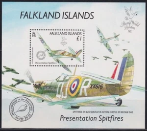 Avión F-EX23008 FALKLAND MNH 1991 PRESENTACIÓN SPITFIRE. - Imagen 1 de 1