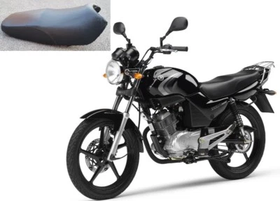 Repuesto completo de asiento negro (no solo cubierta) para Yamaha YBR 125 2005-2008 Foto 1 de 4