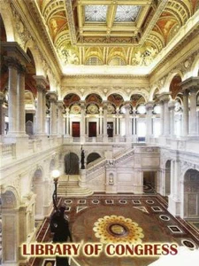 Postal Biblioteca del Congreso de Washington DC Great Hall Thos. Jefferson Bldg. COMO NUEVO - Imagen 1 de 1