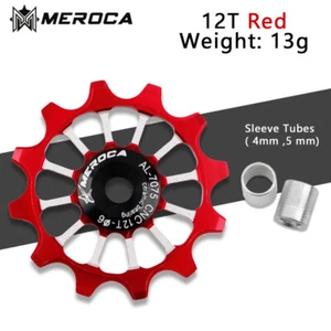 MEROCA MTB Road Bike Rear Derailleur Pulley Roller Ceramic Bearing Guide Wheel - Picture 1 of 6