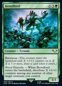 x1 Broodlord R MTG Commander: Universes Beyond: Warhammer 40,000 M/NM, English - Picture 1 of 1