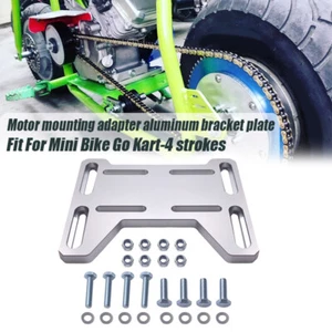Para Mini Bicicleta Go Kart (Doodlebug) 212 Aluminio Motor Montaje Soporte Placa Cromo - Imagen 1 de 11