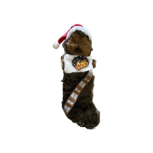 Kurt Adler Star Wars Chewbacca Plush Head Stocking 20-Inch