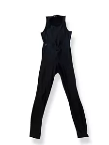 Vtg PATAGONIA Overall Baselayer Jumpsuit w Velkro Rear End Closure men’s Sz L - Picture 1 of 8