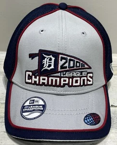 Gorra de béisbol de los Tigres de Detroit 2006 campeones de la Liga Americana ajustada flexible New Era - Imagen 1 de 9