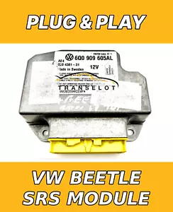 ✅FOR VW BEETLE 6Q0909605E PLUG & PLAY AIRBAG ECU SRS MODULE NO CODING NEEDED - Picture 1 of 1