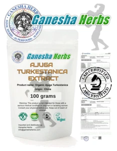 EXTRACTO 100% PURO DE AJUGA TURKESTANICA CON 10% DE TURQUESONA!!! 3,6 oz. 100 gramos - Imagen 1 de 2