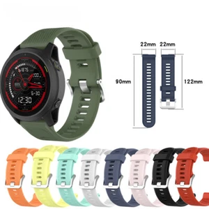 Band Sweatproof Accessories For Garmin Forerunner 745 Strap Waterproof Silicone - Picture 1 of 18