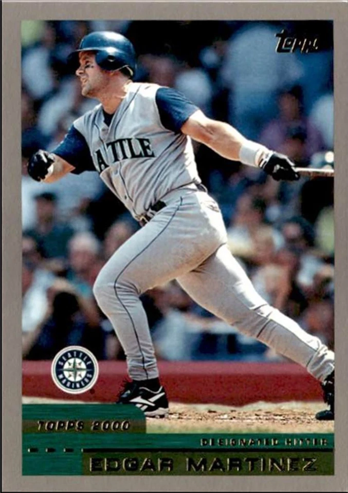 2000 Topps Basbeall Card Edgar Martinez Seattle Mariners #89 - Image 1 of 2