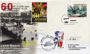 GB 50th Anniversary Débarquement Allié en Normandie Juno Beach Keller 2004 - Picture 1 of 2