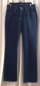 Pantalones de mezclilla azules Wrangler Q-Baby para mujer 5/6x32 ¡sin huecos con bolsillos reales! Usado en excelente estado - Imagen 1 de 7