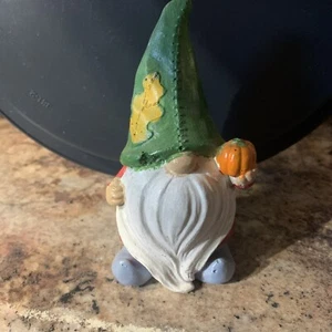 4.5 Inch Painted Concrete Gnome - Picture 1 of 9