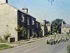 Sheep Trotting through the Village of Redmire Yorkshire Vintage WI Postcard