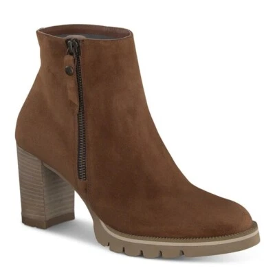 NUEVO $485 Paul Green Sloane Bota Caramelo Gamuza PG UK 4 EE. UU. Talla 6.5 Foto 1 de 4