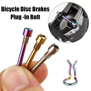 Titanium Bolts Bicycle Hydraulic Disc Brake Caliper Inserts CNC Threaded New K5 - Picture 1 of 20