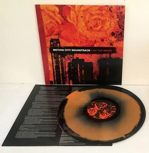 MOTION CITY SOUNDTRACK i am the movie Lp ORANGE&BLK Vinyl Record w/Lyrics insert - Imagen 1 de 2