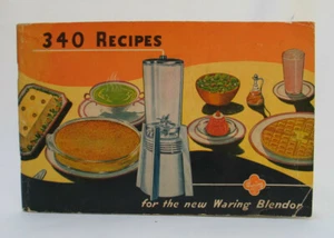 Vintage 1940's Waring Blendor Recipe Book - Imagen 1 de 1