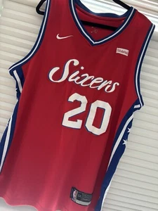 Nike NBA Markelle Fultz Philadelphia 76ers Jersey #20 - Picture 1 of 6