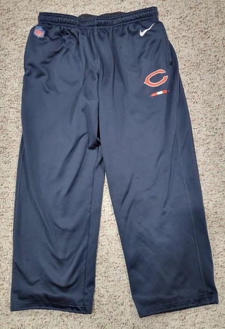 Nike NFL Chicago Bears Football Sweatpants Authentic Team Issue Men Size XXL 2XL Cover